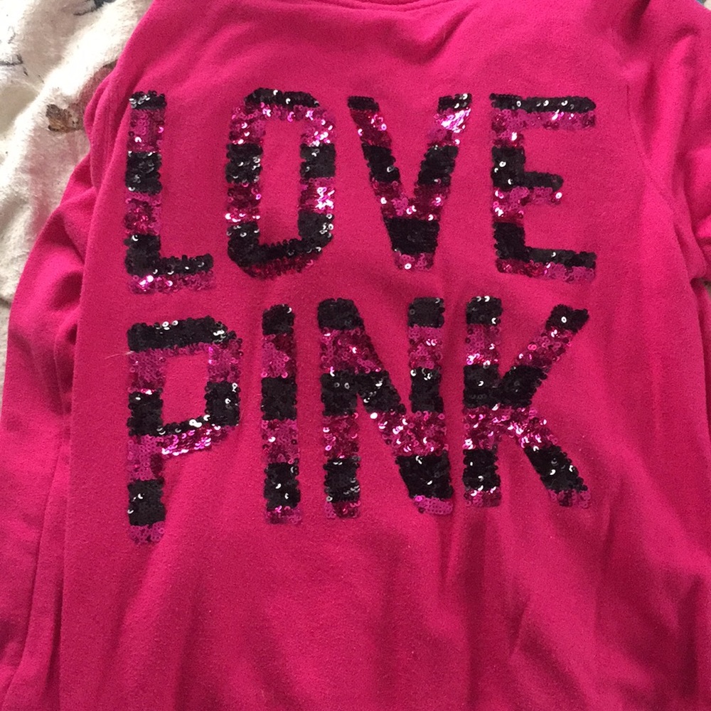 Sparkly pink hoodie LAST CHANCE TO PURCHASE